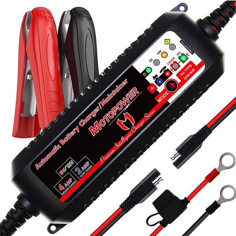 6V/12V 4AMP Chargeur Intelligent Entièrement Automatique Maintainer avec Mode de Récupération de la Batterie (1/5)