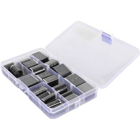 39-teiliges Hohlstanzwerkzeug für DIY-Handarbeiten, aus hochdichtem Metall und Leder, zum Beispiel für Ton, Schmuck und Geldbörsen (1/5)