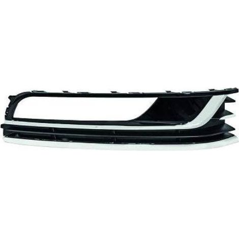 Grille de pare-choc avant droite noire Highline Volkswagen Passat B7 2010-2014