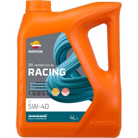 Aceite sintético para motores de competición Repsol 5W40 4L MA2 (RP160L54)