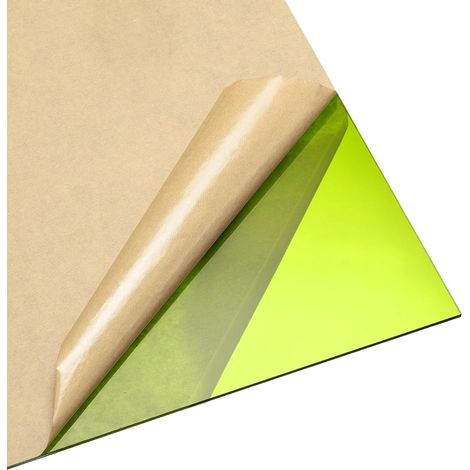 Plaque acrylique coulée pour cartes d'approvisionnement, panneaux en plastique PMMA la signalétique