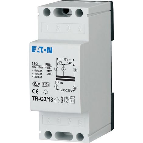 Eaton Klingel Transformador TR-G3/18 18W 230V
