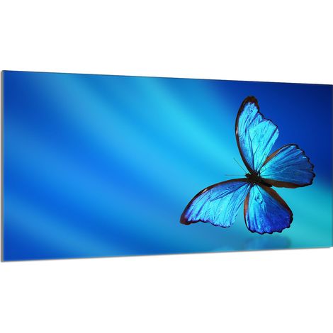 Placa protectora de vidrio para estufa 90x52 Mariposa (1/5)