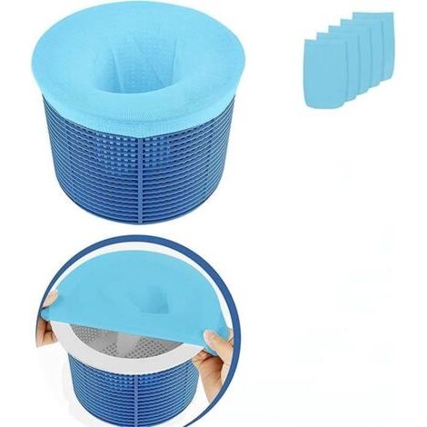 Feinmaschige Pool-Sandfiltersocken – Blau (1/5)
