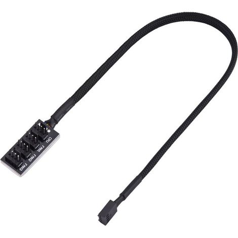 SJLERST Câble d'alimentation câble de ventilateur, séparateur détachable pour boîtier d'alimentation modulaire CPU Corsair (1/5)