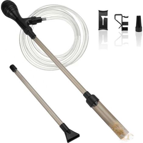 Siphon Aquarium 2M Aspirateur Aquarium, Pompe Nettoyage Aquarium (1/5)