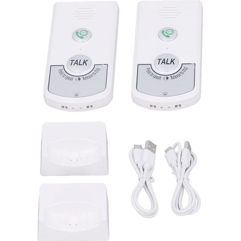 Sonnette interphone bidirectionnelle sans fil et étanche pour la maison et la salle de classe-AquaForge