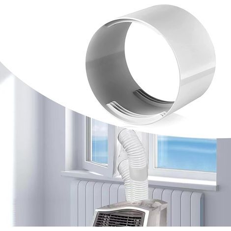Coupleur de rallonge de tuyau pour climatiseur portable. connecteur de tuyau d'évacuation universel pour climatiseur. Adaptateur de tuyau de climatisation. compatible avec un tuyau de 15cm (1/5)