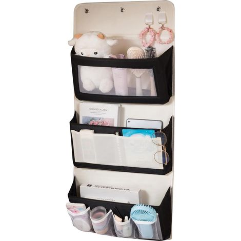 Bolsa organizadora colgante plegable. Organizador de armario que ahorra espacio con múltiples compartimentos para accesorios. Resistente (1/5)