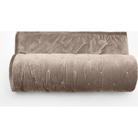 Couvre-lit - 180 x 240 cm - Gipsy - Marron clair - Livraison gratuite (1/2)