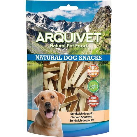 ARQUIVET Hundeleckerli – Hühnchen-Twisted-Sandwich 100 g