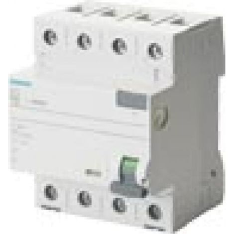 Disjoncteur différentiel 4P 40A 0,1A Type A 100mA 400V SENTRON 5SV3444-6