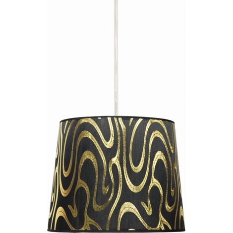 Lampada a sospensione Candellux Tiger oro/nero Ø26 E27 (1/2)