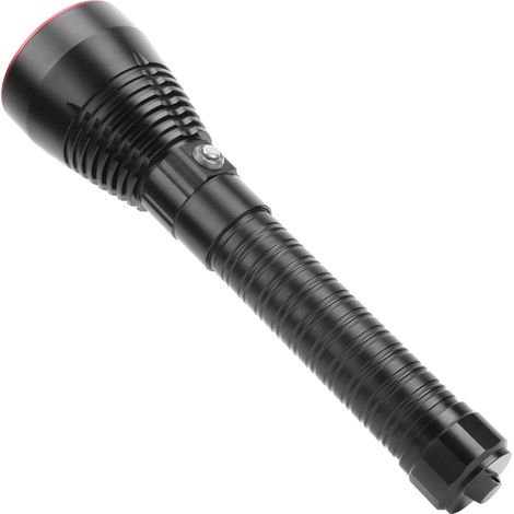 Lampe torche de plongée LED portable, étanche IPX8, pour éclairage sous-marin. (1/5)
