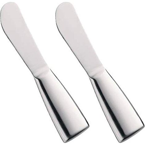 Cilio 299045 - Coltello da burro, opaco, set da 2 pezzi (1/2)