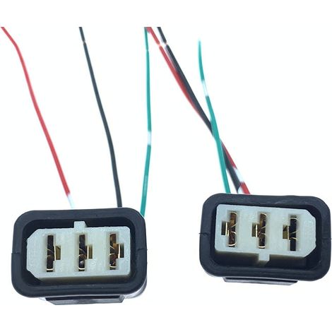 Compatible avec Passat B5, Lingyu A6, Santana et Volkswagen Santana : connecteur de capteur thermique de contrôle de température du ventilateur du grand réservoir d'eau -- JB1233-3P