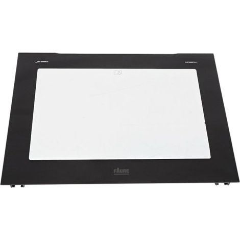 VITRE EXTERIEURE NOIRE 594X466 SANS POIGNEE POUR FOUR ELECTROLUX - 140225485519 (1/2)