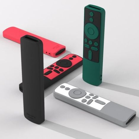 Housse-Télécommande-En-Silicone-Anti-choc-Avec-Dragonne-Pour-Télécommande-Tv-3-M-Noir-Et-Vert-1-Pièce (1/4)