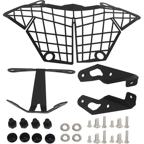 Scheinwerferschutz-Halterungsabdeckung als Ersatz für die Windschutzscheibe der VERSYS-X 300 (2015–2017) – Kratzfester Satz (1/5)