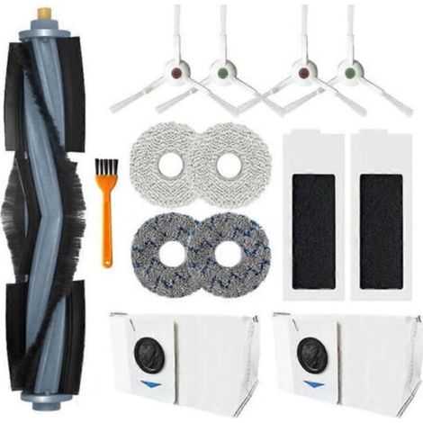 Accessoires pour aspirateur robot ECOVACS DEEBOT T20 Omni : brosse principale, filtres HEPA, sacs à poussière, lingettes de nettoy