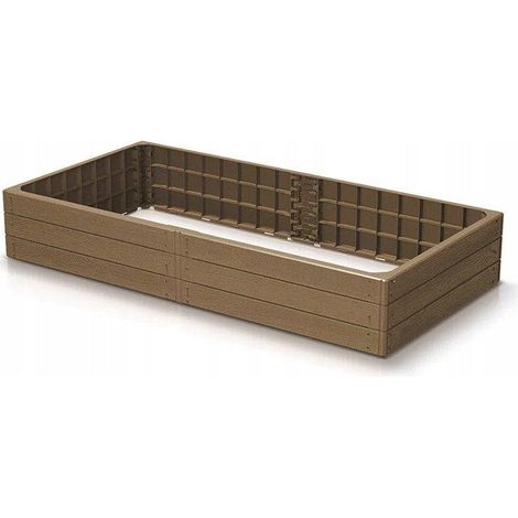 Prosperplast Jardineras Ergonómica Antracita Marrón