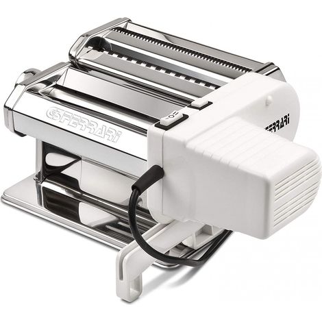 Machine à pâtes électrique avec moteur puissant – Accessoires pour spaghettis, tagliatelles et fettuccine – Nettoyage facile – G3 Ferrari