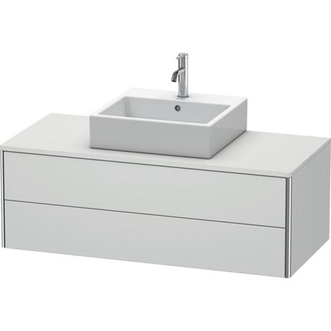 Lavabo consola Duravit XSquare, suspendido, 2 cajones, (1/2)
