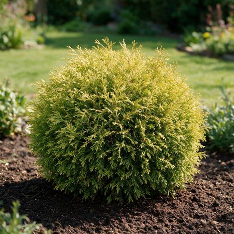 Thuya occidental Golden Tuffet - Thuja occidentalis Golden Tuffet 30/35cm Pot 5L (1/4)