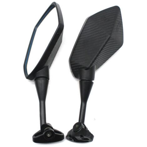 Rétroviseur extérieur pour moto CBR 600, CBR600RR, CBR900, CBR1000RR – Alliage d'aluminium A&BS – Résistant aux chocs – Design aérodynamique - CBR600 (1/4)