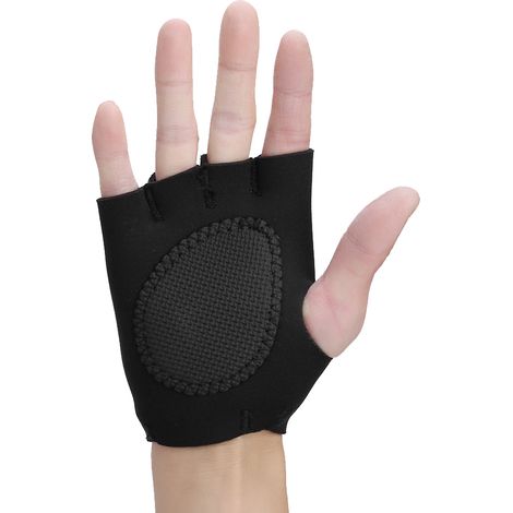 Gants De Musculation Demi-Doigts En Pu - Design Antidérapant EvA Pour Prise En Main - Ajustable Par Scratch - Pour Fitness Et Haltérophilie - 1 Paire (1/5)