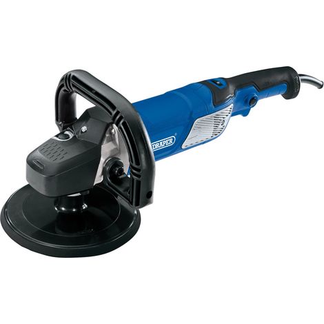 Draper 180mm Car Polisher and Buffer Kit with 1200W Power, Includes Pads and 3m Cable for Car, Van, and Boat Detailing (1/5)