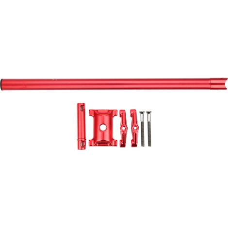 Tige de selle en alliage d'aluminium 31,8mm pour vélo pliant, route, VTT - Tube de selle rouge (1/5)