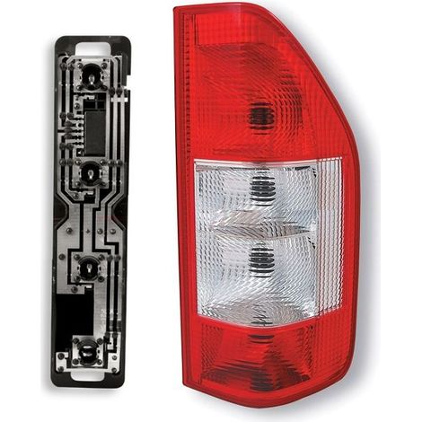 Faro trasero derecho Mercedes Sprinter, 8261656, con panel de bombilla 1995-2005 (1/3)