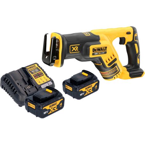 Scie sabre sans fil DeWalt DCS 367 M2 18 V Brushless + 2 batteries 4,0 Ah + chargeur (1/4)