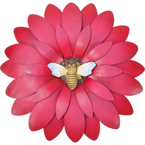 murale tournesol en métal HOOWIFFY fabriquée à la main avec