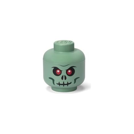 Lego® Petit conteneur de tête - squelette vert