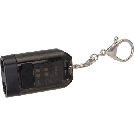 Mini lampe torche d'extérieur ultra-puissante, portable et rechargeable, idéale comme petit porte-clés. (1/5)