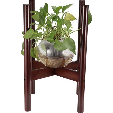 Support pour plantes en bambou, porte-pot de fleurs, présentoir d'intérieur, décoration de chambre (1/5)