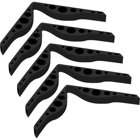 Lot de 5 clips nez TPR antibuée pour masque facial, soutien nasal anti-buée évitant la buée sur les lunettes (1/3)