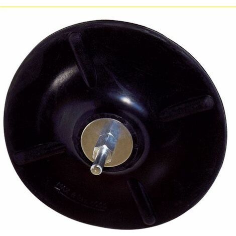 Poggi art 338.00 platorello di gomma attacco 6 mm 125 mm cuffie cuffia (1/2)