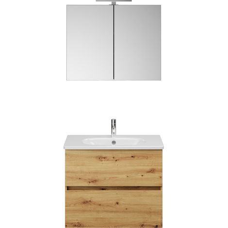 Burg Rocio Badmöbelset SGYQ080 TxBxH 465x805x2000, Eiche Dekor Urban
