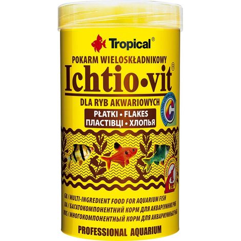 TROPICAL ICHTIO-VIT NOURRITURE EN FLOCONS 250 ML 77004 (1/2)