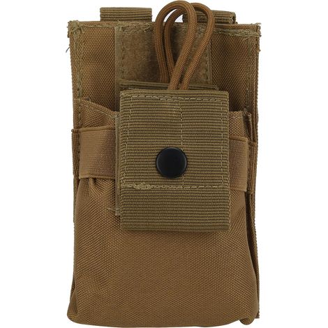 Étui multifonction Molle pour radio bidirectionnelle (beige) (1/4)