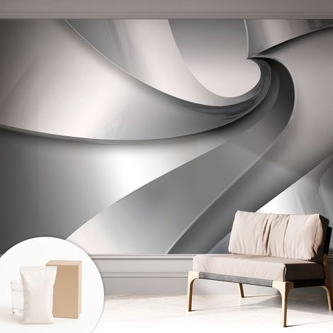 Carta Da Parati - Fotomurale In Vlies - per Decorazione pareti - Per La Cucina Camera Da Letto Per La Soggiorno Spirali geometriche 312x219 cm (1/5)