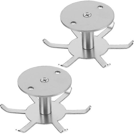 Deux crochets de suspension pour sous les armoires de cuisine, pivotants à 360 degrés, porte-ustensiles de cuisine, accessoires de cuisine. (1/5)
