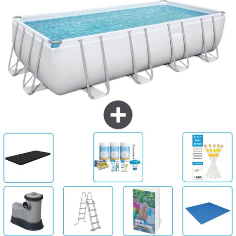Bestway Power Steel Rechteckig - 549x274x122 cm - 8-teilig S599