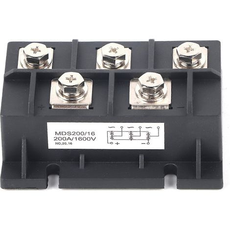200 A Ampere 1600 V MDS200A Dreiphasen-Diodenbrückengleichrichter-Leistungsmodul