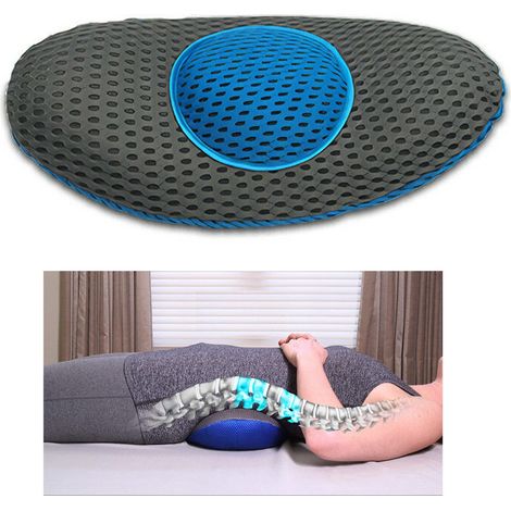 Trade Shop - Cuscino Per Schiena Supporto Lombare Memory Foam Ortopedico Ginocchia Lavabile - (1/5)