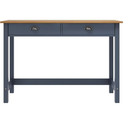 Maison Exclusive - Consolle Hill con 2 Cassetti Grigia 110x45x74 cm Legno Pino (1/5)