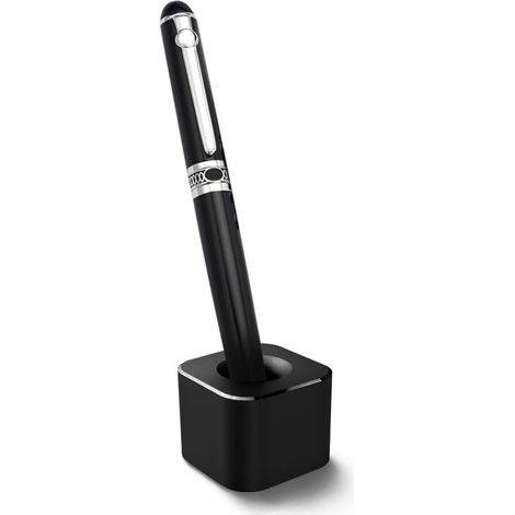 Porte-stylos en aluminium avec design carré pour stylos rasoirs et brosses à dents organisateur de bureau et salle de bain noir (1/5)